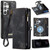 Samsung Galaxy S26 Ultra 5G CaseMe 008 Detachable Multifunctional Leather Phone Case - Black