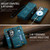 Samsung Galaxy S26 Ultra 5G CaseMe 008 Detachable Multifunctional Leather Phone Case - Blue