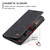 Samsung Galaxy S26 Ultra 5G CaseMe 013 Multifunctional Horizontal Flip Leather Phone Case - Black
