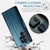 Samsung Galaxy S26 Ultra 5G CaseMe 023 Butterfly Buckle Litchi Texture RFID Anti-theft Leather Phone Case - Blue