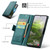 Samsung Galaxy S26 Ultra 5G CaseMe 023 Butterfly Buckle Litchi Texture RFID Anti-theft Leather Phone Case - Green