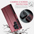 Samsung Galaxy S26 Ultra 5G CaseMe 023 Butterfly Buckle Litchi Texture RFID Anti-theft Leather Phone Case - Red