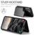 Samsung Galaxy S26 Ultra 5G CaseMe C22 Card Slots Holder RFID Anti-theft Phone Case - Black
