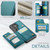 Samsung Galaxy S26 Ultra 5G CaseMe C22 Card Slots Holder RFID Anti-theft Phone Case - Green
