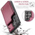 Samsung Galaxy S26 Ultra 5G CaseMe C22 Card Slots Holder RFID Anti-theft Phone Case - Red