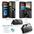 Samsung Galaxy S26 Ultra 5G CaseMe C36 Card Slots Zipper Wallet RFID Anti-theft Leather Phone Case - Black