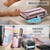 Samsung Galaxy S26 Ultra 5G CaseMe C36 Card Slots Zipper Wallet RFID Anti-theft Leather Phone Case - Pink
