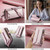 Samsung Galaxy S26 Ultra 5G CaseMe C36 Card Slots Zipper Wallet RFID Anti-theft Leather Phone Case - Pink