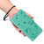 Samsung Galaxy S26 Ultra 5G Cat and Bee Embossed Flip Leather Phone Case - Green
