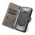 Samsung Galaxy S26 Ultra 5G Cat and Bee Embossed Flip Leather Phone Case - Grey