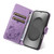 Samsung Galaxy S26 Ultra 5G Cat and Bee Embossed Flip Leather Phone Case - Purple