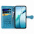 Samsung Galaxy S26 Ultra 5G Cat and Dog Embossed Leather Phone Case - Blue
