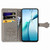 Samsung Galaxy S26 Ultra 5G Cat and Dog Embossed Leather Phone Case - Gray