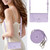 Samsung Galaxy S26 Ultra 5G Cat Rat Embossed Pattern RFID Leather Phone Case with Lanyard - Purple