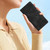 Samsung Galaxy S26 Ultra 5G Cherry Blossom Butterfly Skin Feel Embossed PU Phone Case - Black