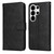 Samsung Galaxy S26 Ultra 5G Classic Calf Texture Flip Leather Phone Case - Black