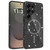 Samsung Galaxy S26 Ultra 5G Clear Glitter Magnetic PC Hybrid TPU Phone Case - Black
