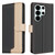 Samsung Galaxy S26 Ultra 5G Color Matching RFID Anti-theft Leather Phone Case - Black