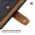 Samsung Galaxy S26 Ultra 5G Color Stitching Skin Feel Leather RFID Blocking Phone Case - Black