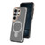 Samsung Galaxy S26 Ultra 5G Colorful 2 in 1 MagSafe Ring Holder Phone Case - Transparent Black