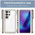 Samsung Galaxy S26 Ultra 5G Colorful Series Acrylic Hybrid TPU Phone Case - Transparent Grey