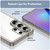 Samsung Galaxy S26 Ultra 5G Colorful Series Acrylic Hybrid TPU Phone Case - Transparent Grey
