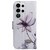 Samsung Galaxy S26 Ultra 5G Coloured Drawing Flip Leather Phone Case - Magnolia