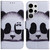 Samsung Galaxy S26 Ultra 5G Coloured Drawing Flip Leather Phone Case - Panda