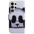 Samsung Galaxy S26 Ultra 5G Coloured Drawing Flip Leather Phone Case - Panda