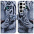 Samsung Galaxy S26 Ultra 5G Coloured Drawing Flip Leather Phone Case - Tiger