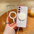 Samsung Galaxy S26 Ultra 5G Contrast Color Gradient Transparent MagSafe Phone Case - Blue Green + Pink