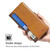 Samsung Galaxy S26 Ultra 5G Contrast Color Side Buckle Leather Phone Case - Dark Brown + Gold