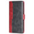 Samsung Galaxy S26 Ultra 5G Contrast Color Side Buckle Leather Phone Case - Red + Black