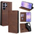 Samsung Galaxy S26 Ultra 5G Cow Texture Magnetic Leather Phone Case - Dark Brown