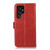 Samsung Galaxy S26 Ultra 5G Crazy Horse Top Layer Cowhide Leather Phone Case - Red