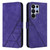 Samsung Galaxy S26 Ultra 5G Crossbody 3D Embossed Flip Leather Phone Case - Purple