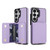Samsung Galaxy S26 Ultra 5G Crossbody Dual-buckle Wallet RFID Back Leather Phone Case - Light Purple