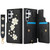 Samsung Galaxy S26 Ultra 5G Crossbody Flower Pattern Leather Phone Case - Black