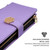 Samsung Galaxy S26 Ultra 5G Crossbody Handle Cross Texture Leather Phone Case - Purple