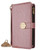Samsung Galaxy S26 Ultra 5G Crossbody Handle Cross Texture Leather Phone Case - Rose Gold