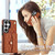 Samsung Galaxy S26 Ultra 5G Crossbody Rhombic Horizontal Wallet Leather Phone Case - Brown