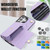 Samsung Galaxy S26 Ultra 5G Crossbody Rhombic Horizontal Wallet Leather Phone Case - Purple