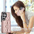 Samsung Galaxy S26 Ultra 5G Crossbody Rhombic Horizontal Wallet Leather Phone Case - Rose Gold