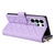 Samsung Galaxy S26 Ultra 5G Crossbody Rhombic Zipper Tower Buckle Leather Phone Case with Lanyard - Purple