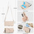 Samsung Galaxy S26 Ultra 5G Crossbody Ring Multifunctional Wallet Leather Phone Case - White