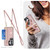 Samsung Galaxy S26 Ultra 5G Cross-body Wristband Holder Square Phone Case - Rose Gold