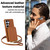 Samsung Galaxy S26 Ultra 5G Crossbody Zipper RFID Card Bag Phone Case - Brown