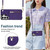 Samsung Galaxy S26 Ultra 5G Cross-body Zipper Square Phone Case with Holder - Purple