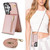 Samsung Galaxy S26 Ultra 5G Cross-body Zipper Square Phone Case with Holder - Rose Gold