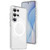 Samsung Galaxy S26 Ultra 5G Crystal Shield Clear Magnetic Acrylic Hybrid TPU Phone Case - White
